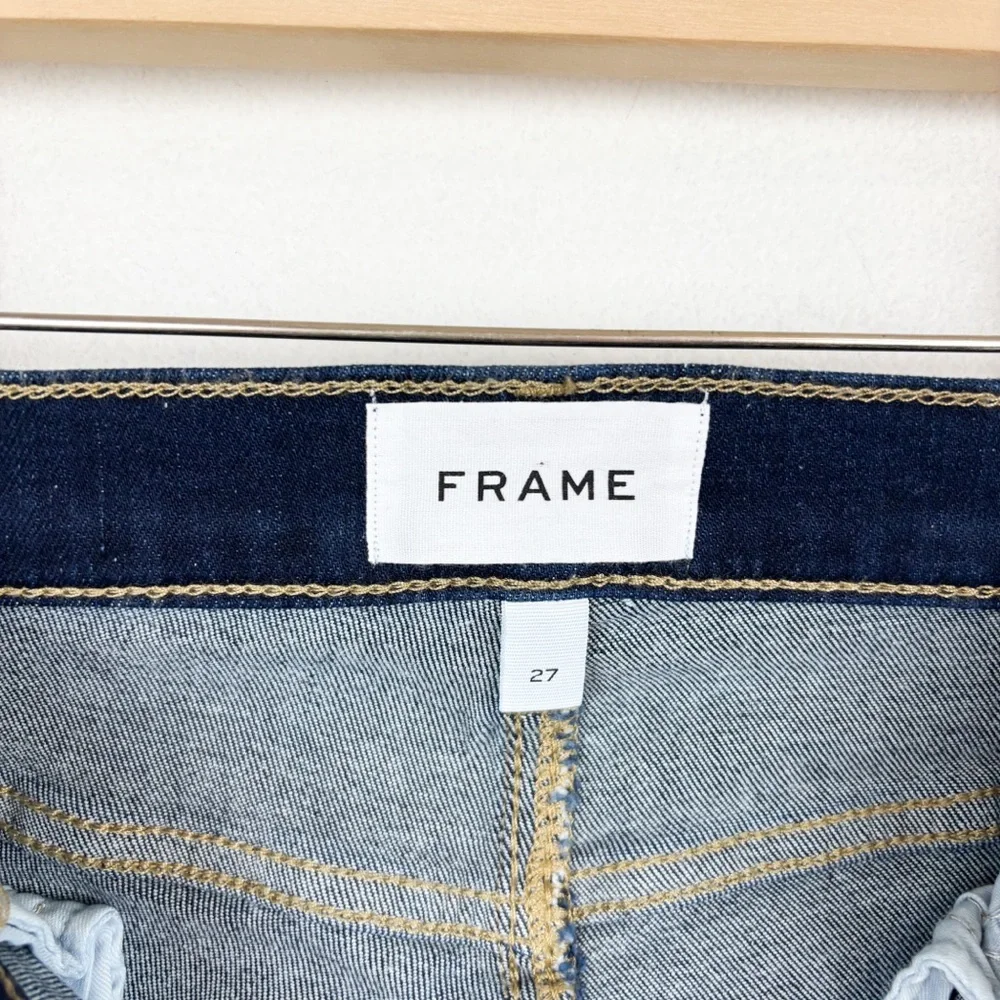 Frame Denim Women's Straight Leg Jeans - Dark Blue NWOT - Picture 8 of 11